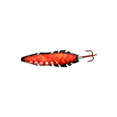 BadMo Erie Arrowhead Spoon for Lake Erie walleye trolling Agent Orange