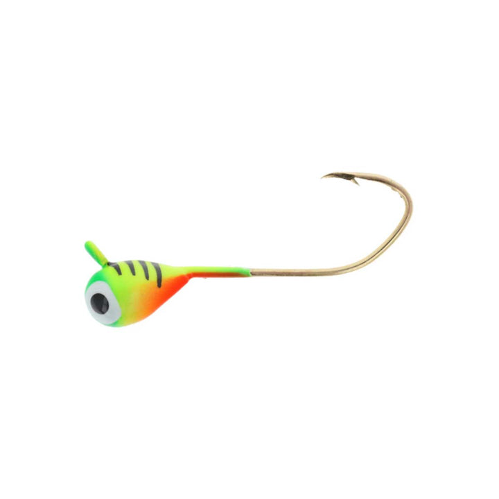 Eagle Claw Tungsten Tear Drop Long Shank Ice Jig Firetiger-UV