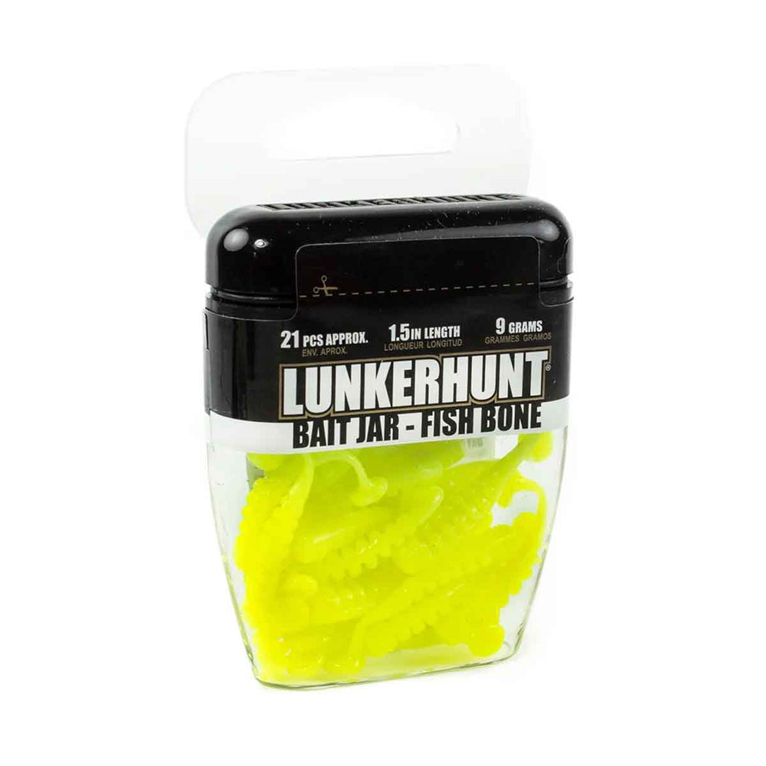 Lunkerhunt Fish Bone soft bait for bass fishing