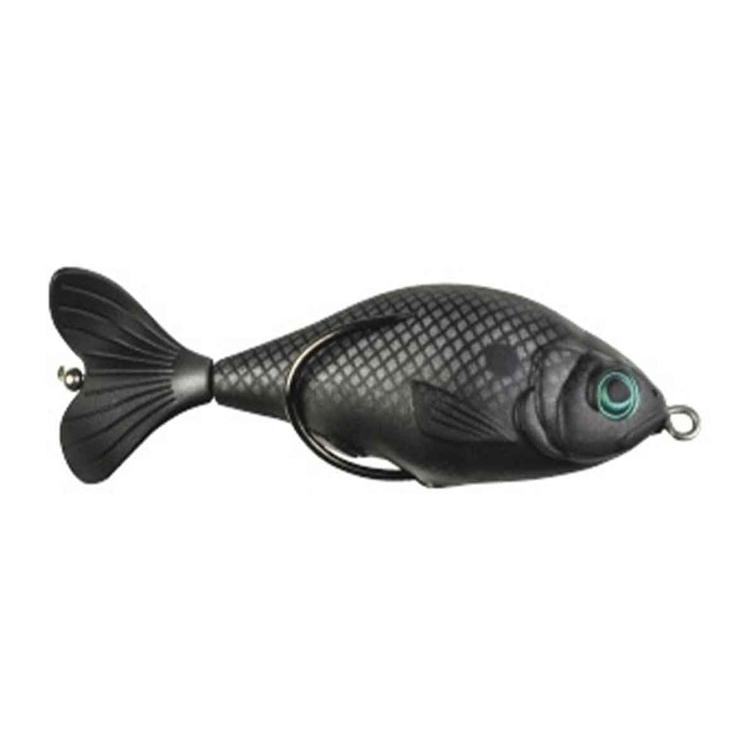 Lunkerhunt Propfish Shad weedless hollow-body topwater lure with rear propeller