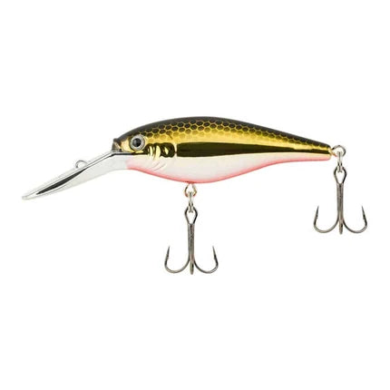 Berkley Flicker Shad crankbait for walleye – black brass