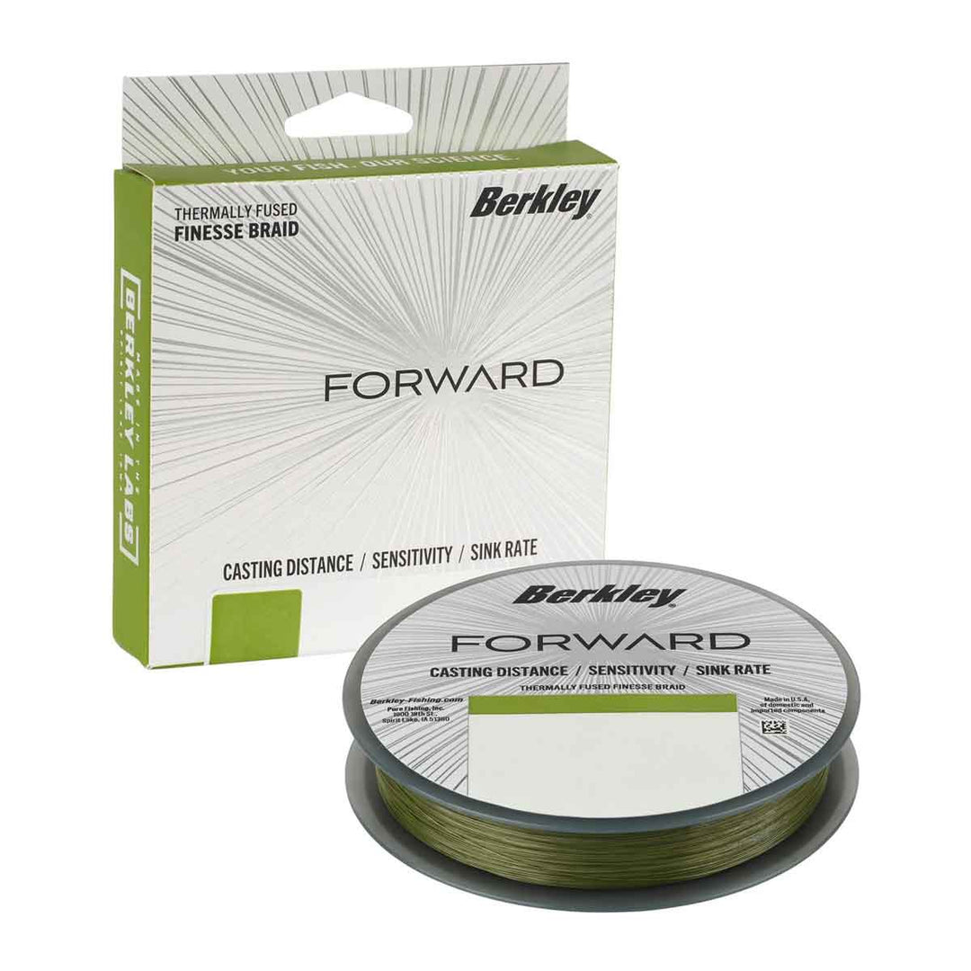 Berkley Forward Braid Lo Vis Green fishing line spool