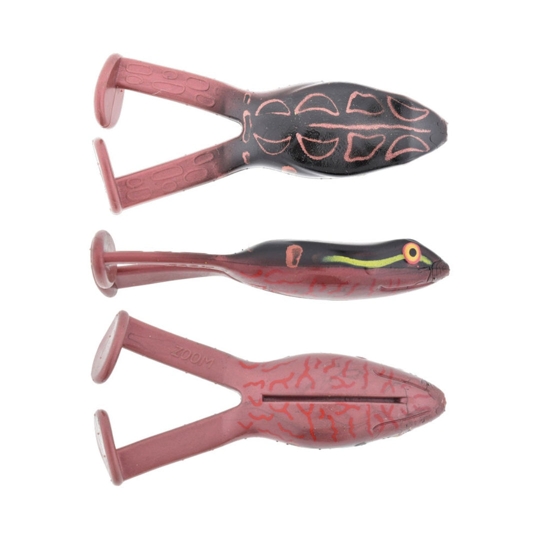 Zoom Frog soft plastic topwater bait close-up