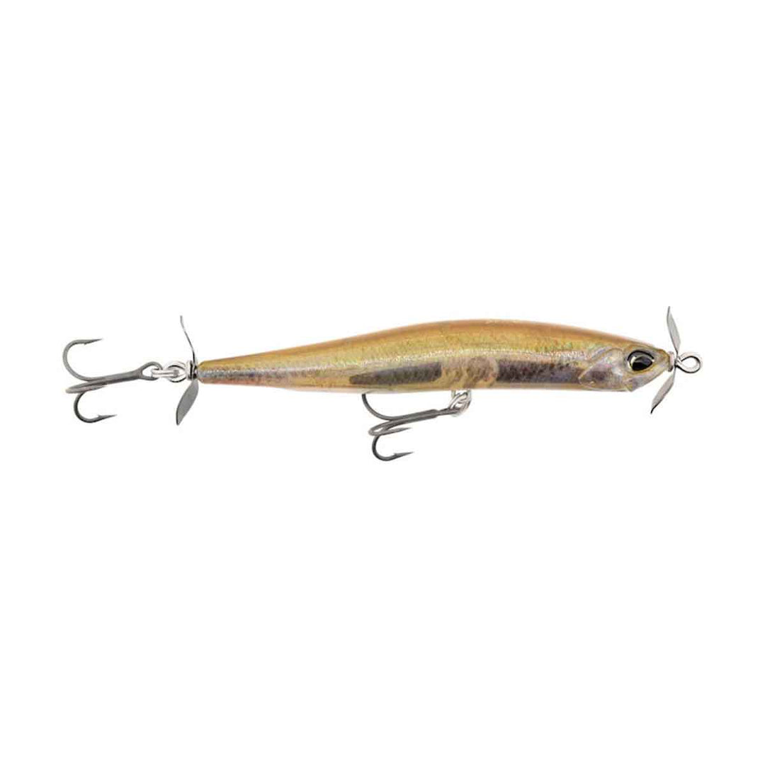 DUO Realis G-Fix Spinbait 80 Great Lakes Colors sinking spybait in Emerald Shiner, Goby, and Perch patterns