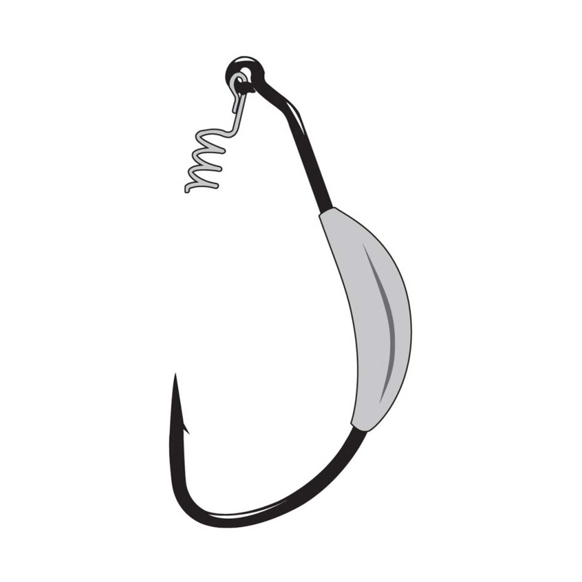 Gamakatsu EWG Weighted Superline Spring Lock Hook | Soft Plastic ...