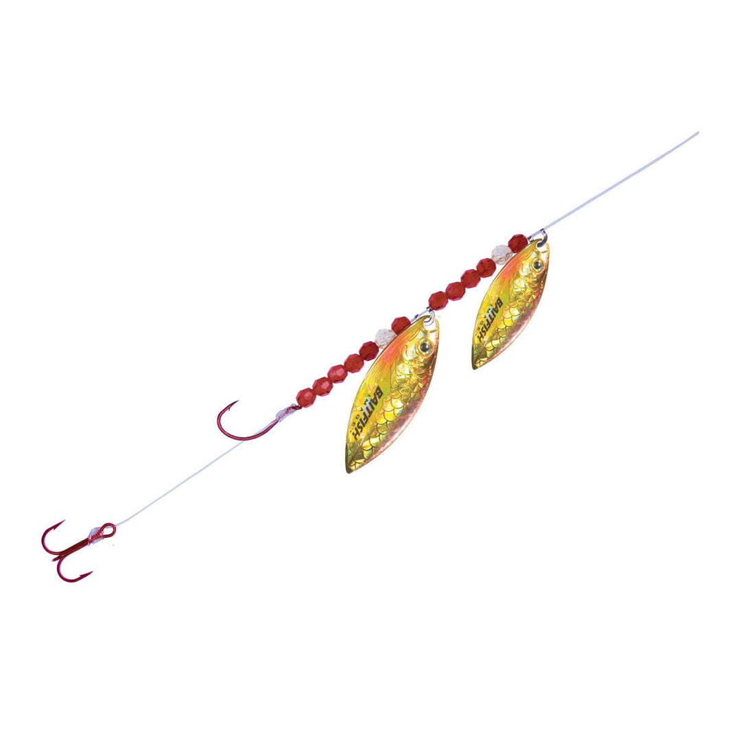 Angler trolling clear water with Northland Willow Crawler Hauler