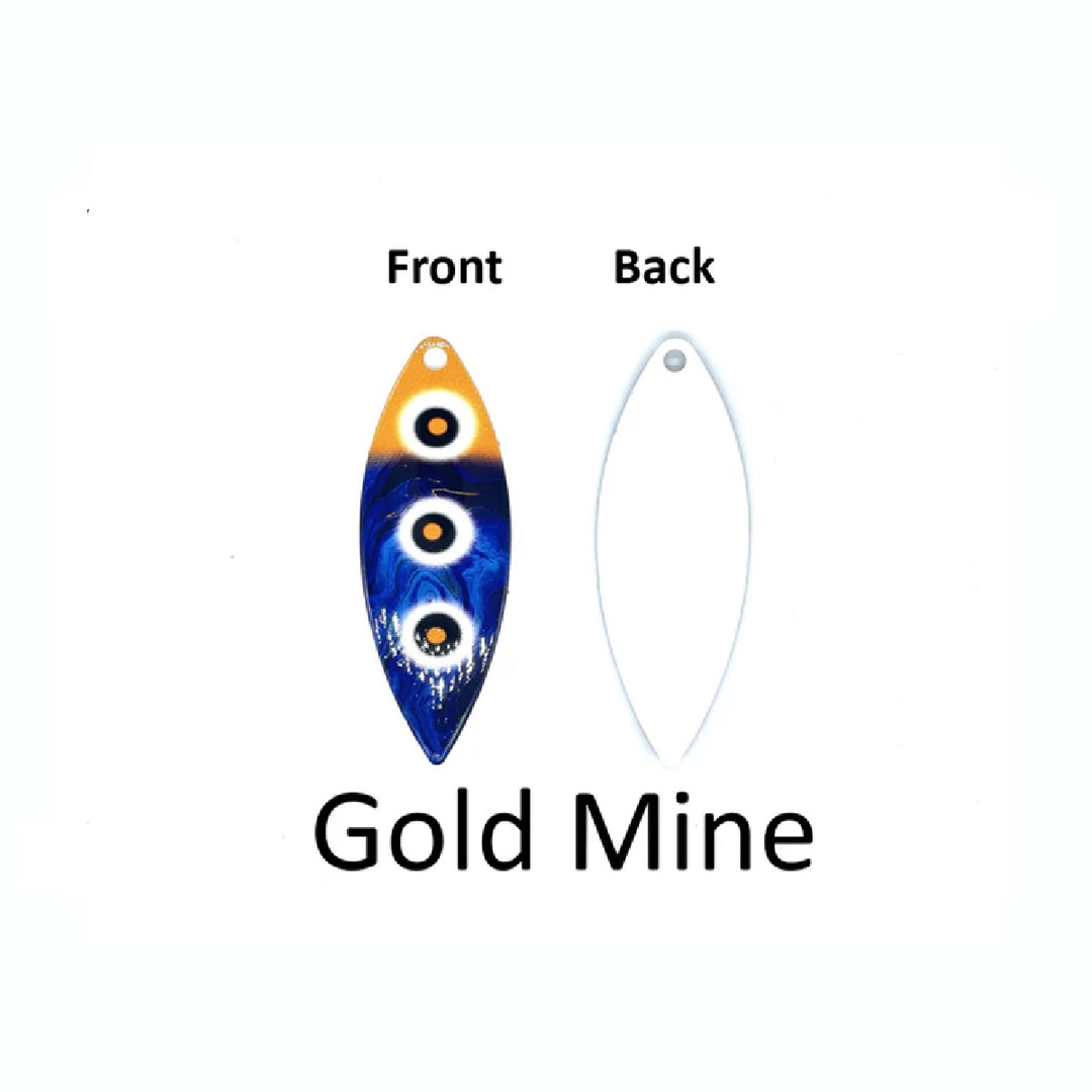 Walleye Nation Willow Blade - 3Pk/ Size 4