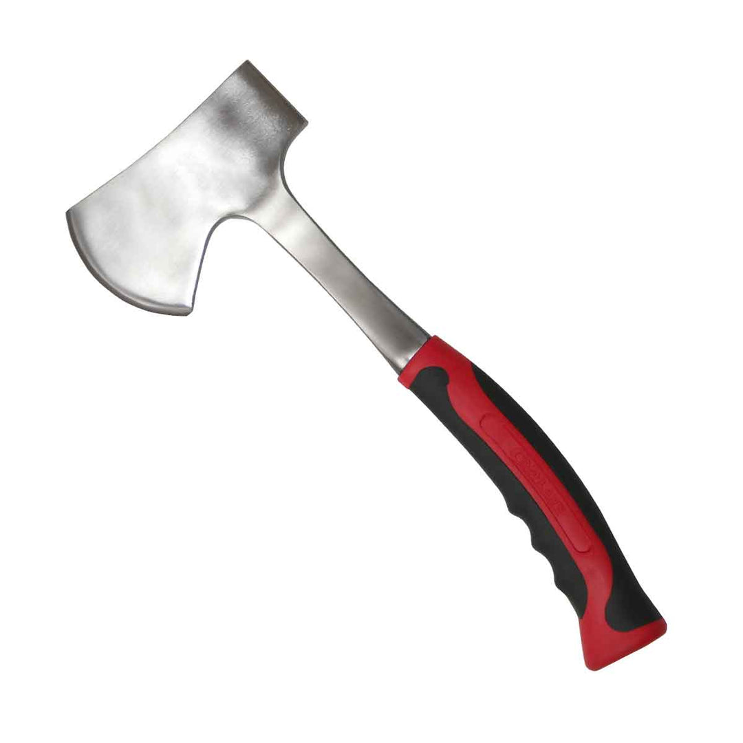 Coghlan’s Hatchet with full-tang steel blade and rubberized grip