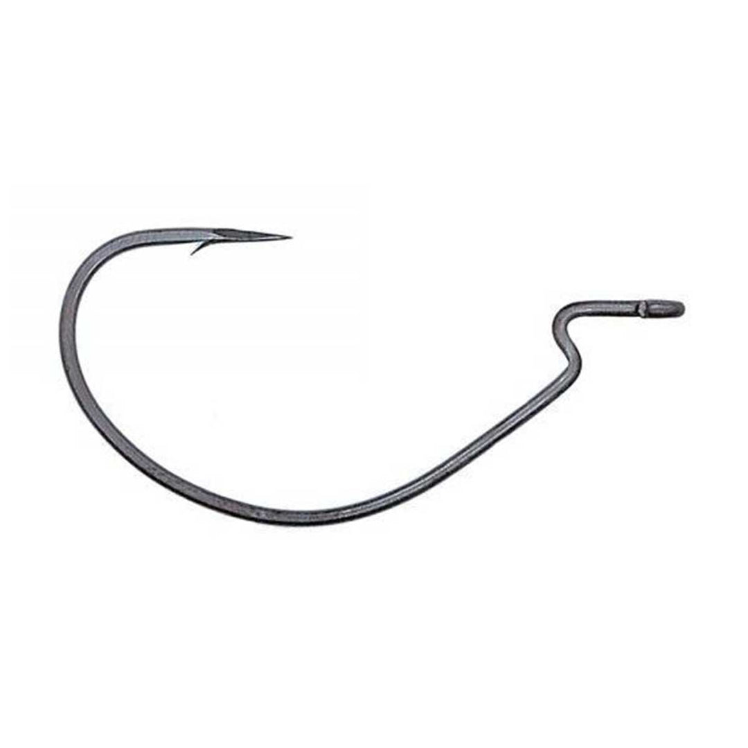  Hayabusa Wide Gap Short Shank Offset Hook – Compact Wide Gap Hook for Bulky Soft Plastics