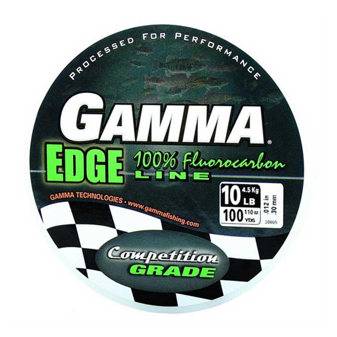 Gamma Edge Fluorocarbon fishing line with abrasion resistance and sensitivity