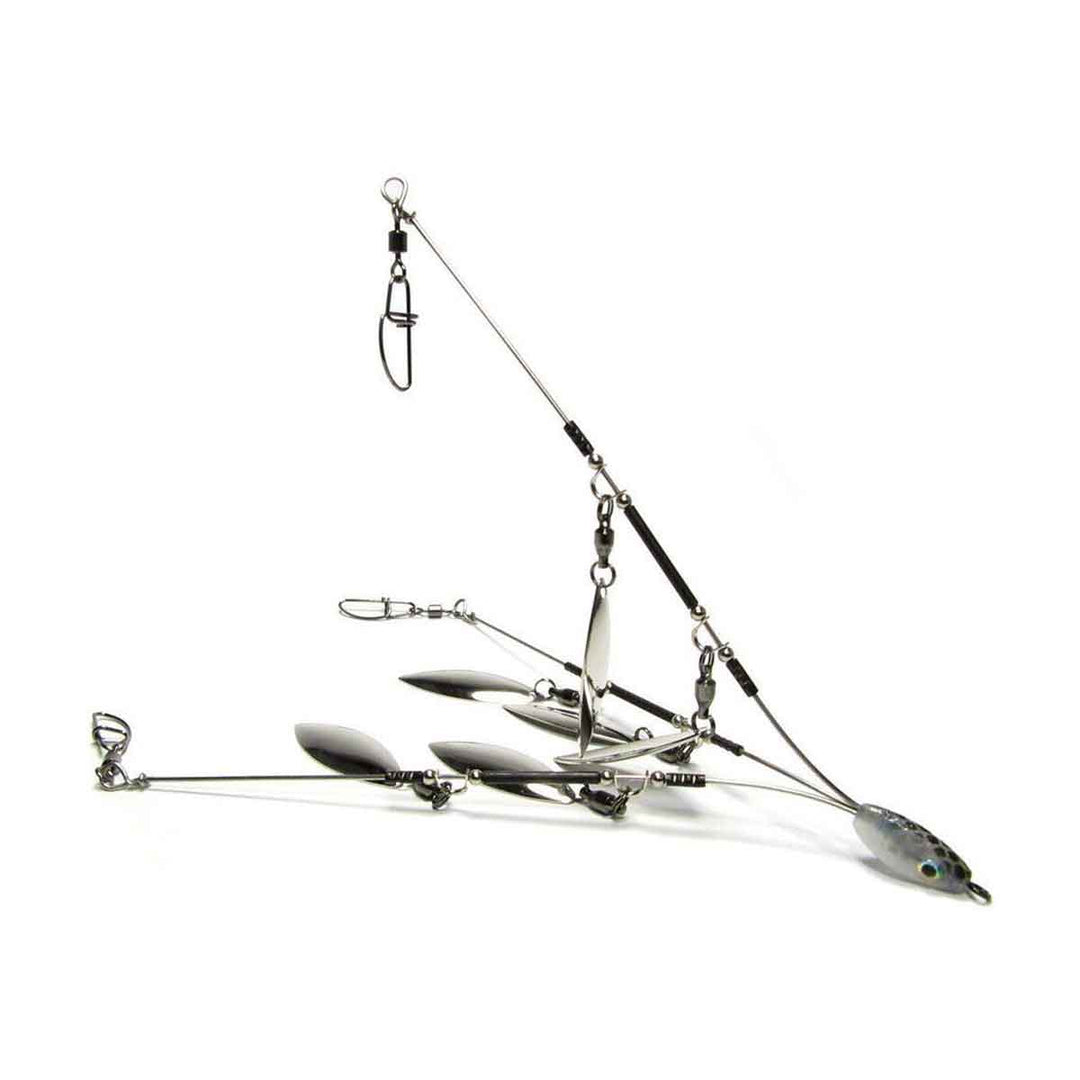 Hog Farmer 3 wire 6 blade umbrella rig bass fishing