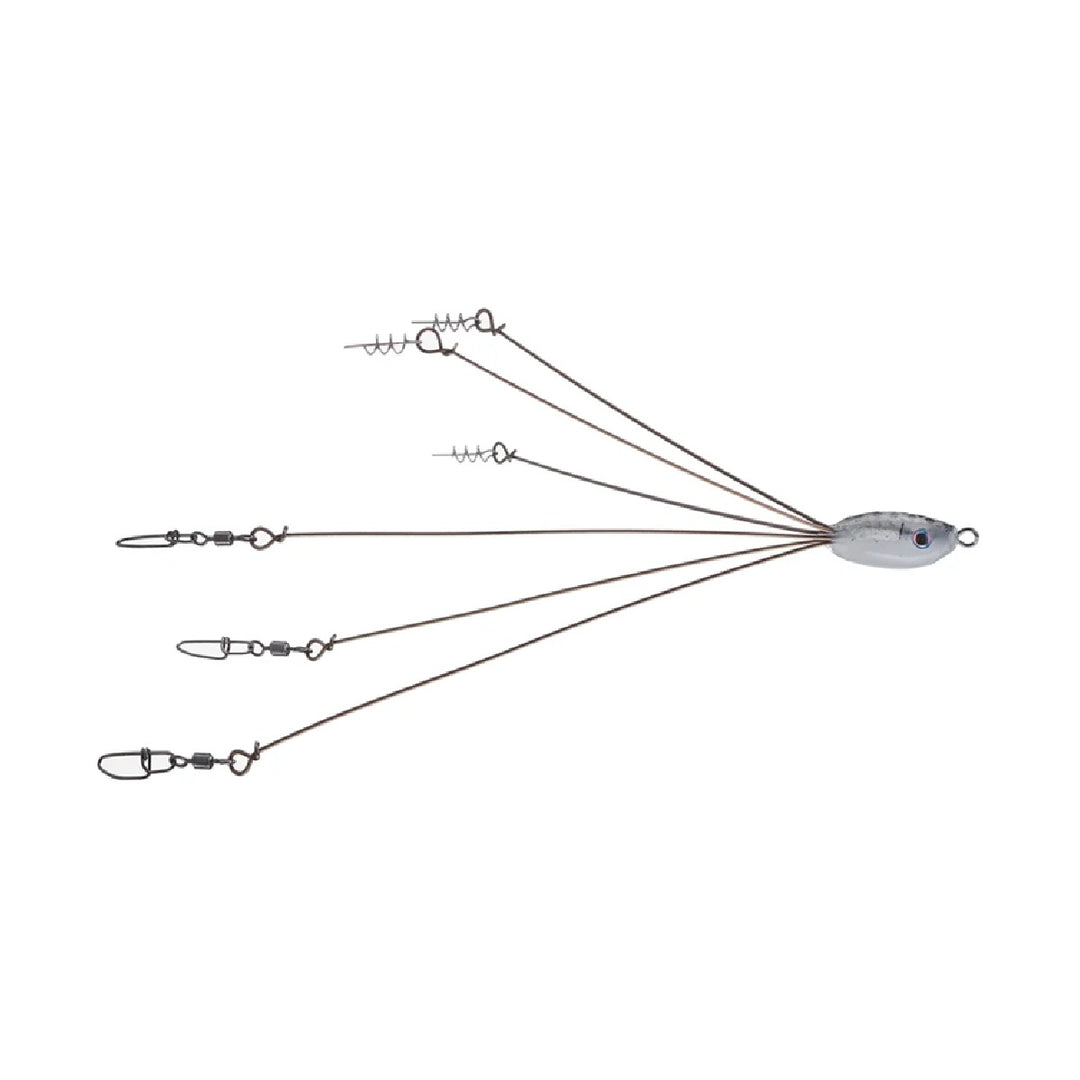 Wire Rigs Extended Hog Hunter 5 Wire Flex Rig | Flexible Umbrella Rig for Bass ...