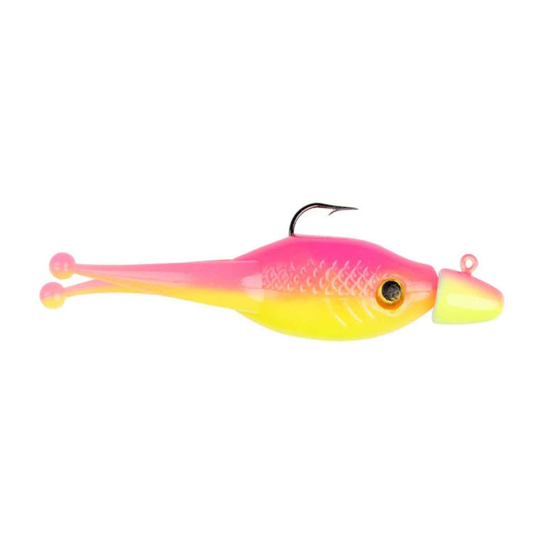 Strike King Mr. Crappie Scizzor Shad 2.25-inch soft plastic crappie bait with twin Scizzor tails and 3D eyes