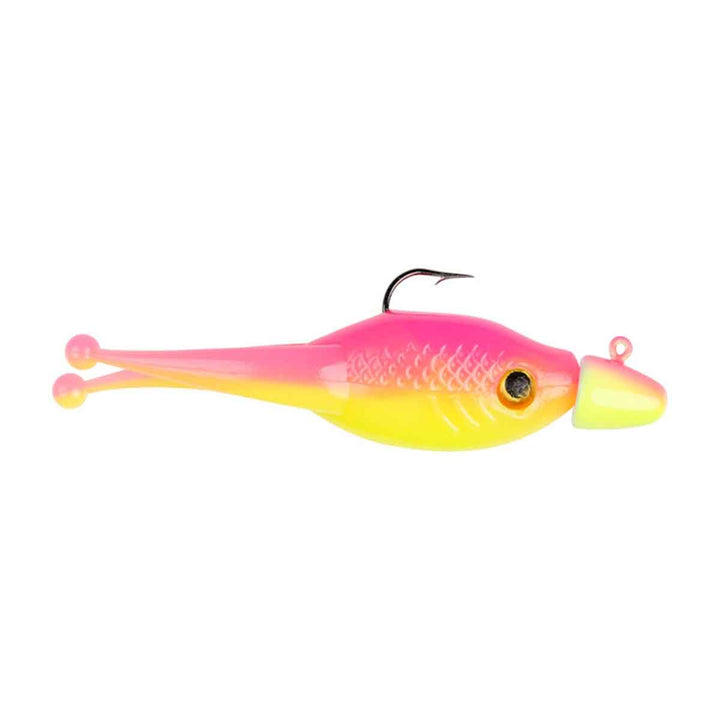 Strike King Mr. Crappie Scizzor Shad 2.25-inch soft plastic crappie bait with twin Scizzor tails and 3D eyes
