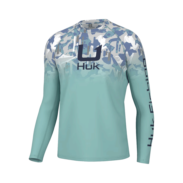 Huk Icon Apex Vert Fade Performance Shirts