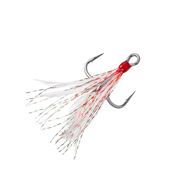 Mustad Alpha Point Feathered In-Line Triple Grip Treble Hook