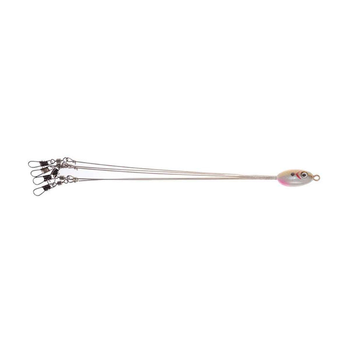 Jenko Fishing J-Pod Umbrella Rig with realistic baitfish head and five adjustable wire arms