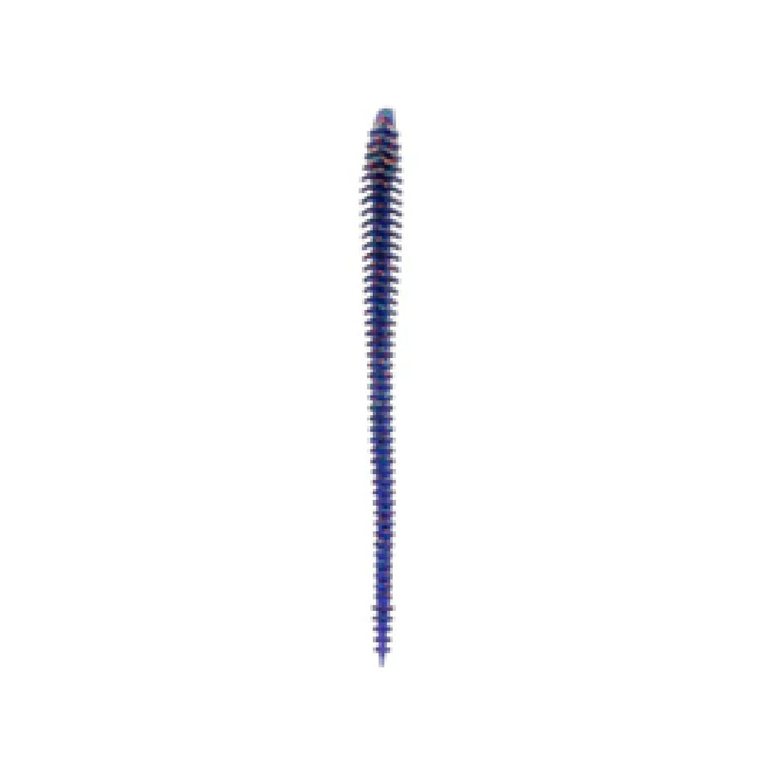 Ribbed body detail of Boosa 6.5 finesse worm