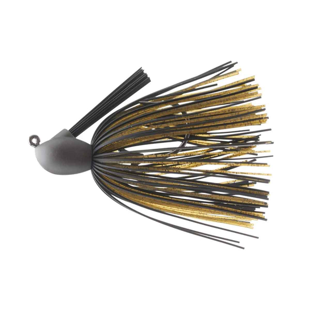 Keitech Model I V2 Green Pumpkin Black tungsten bass jig