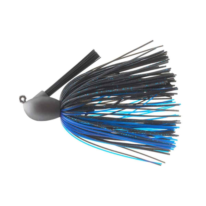 Keitech Model I V2 Black Blue Flake tungsten bass jig