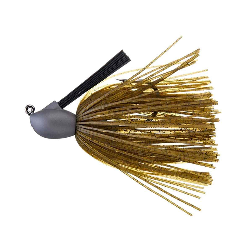 Keitech Model I V2 Dark Green Pumpkin tungsten bass jig