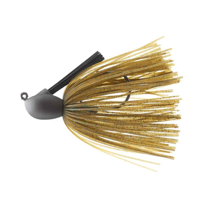 Keitech Model I V2 Green Pumpkin Blue Flake tungsten bass jig