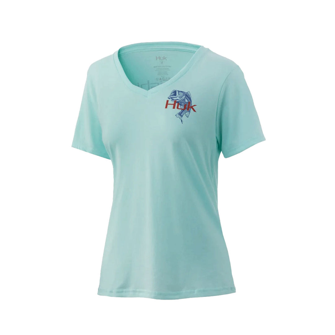 Womens fishing tee shirt Huk apparel