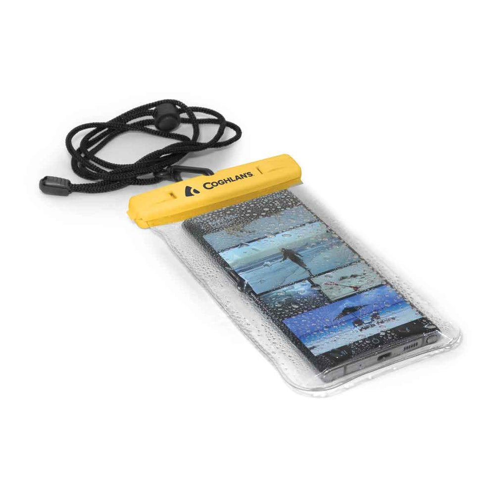 Coghlan’s Load ‘N Lock Waterproof Pouch 4x6 with smartphone inside