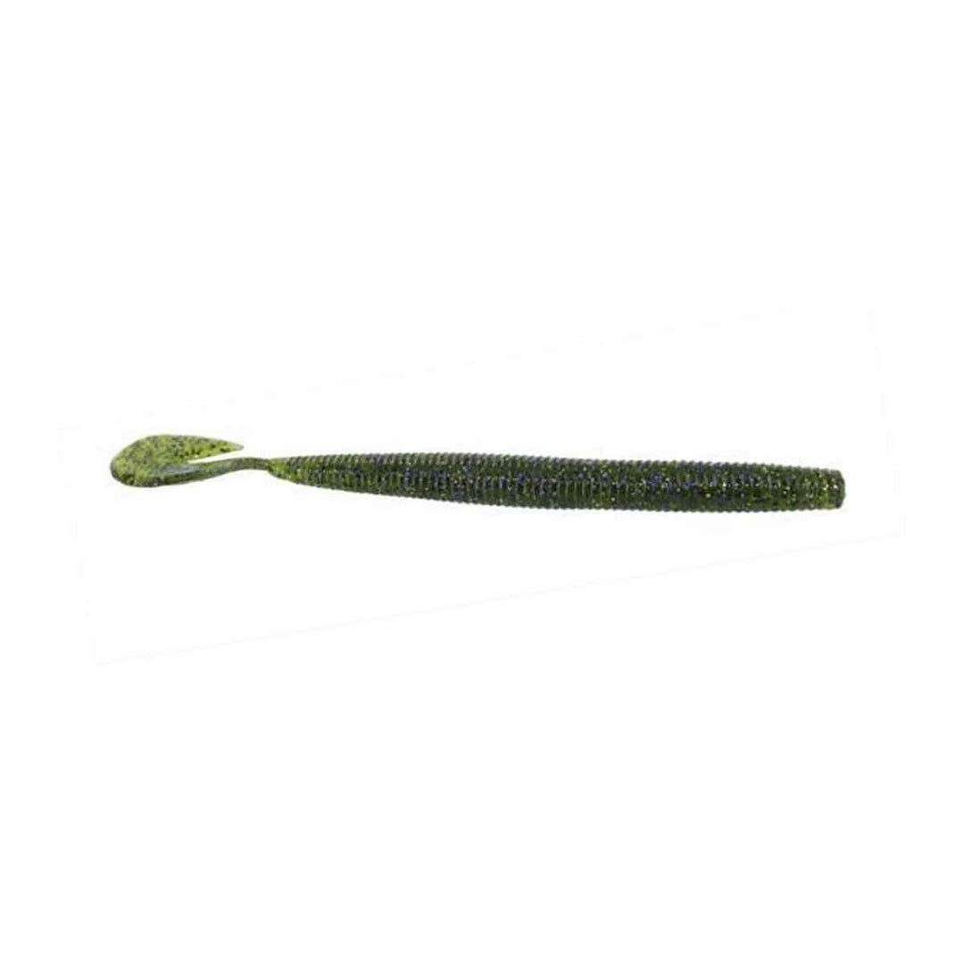 Zoom UV Speed Worm Mardi Gras swimming worm for bass