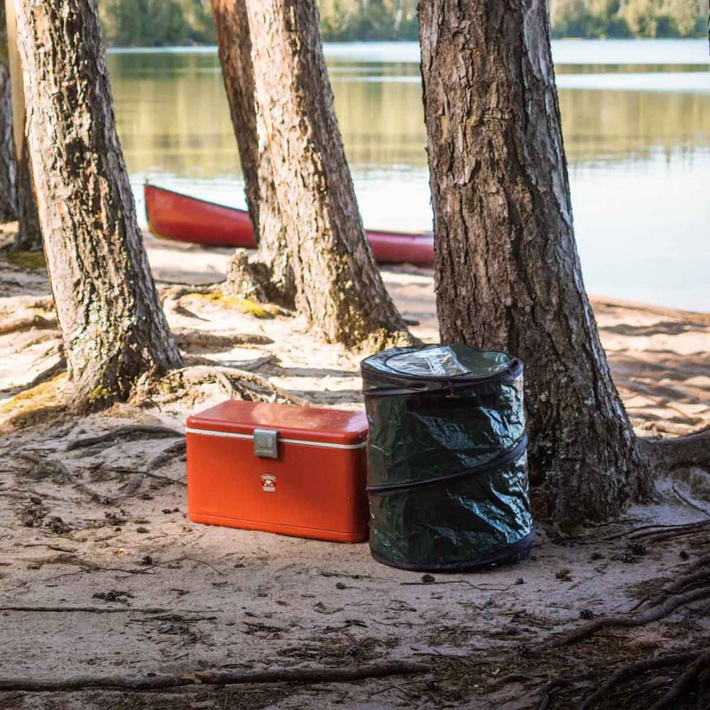 Portable waste bin for RVs and outdoor events