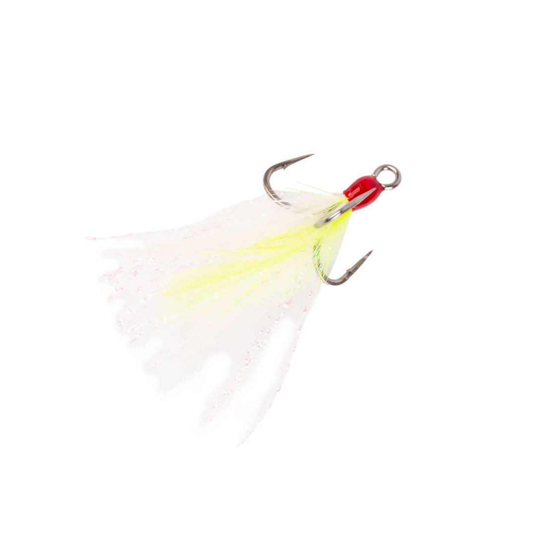 Mustad Alpha Point Feathered In-Line Triple Grip Treble Hook