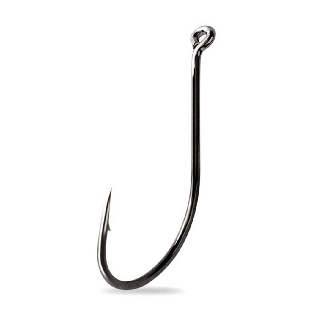 Mustad Drop Shot Hook – Wide-gap finesse fishing hook with UltraPoint tip and black nickel finish