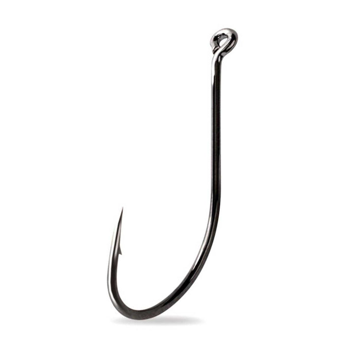 Mustad Drop Shot Hook – Wide-gap finesse fishing hook with UltraPoint tip and black nickel finish