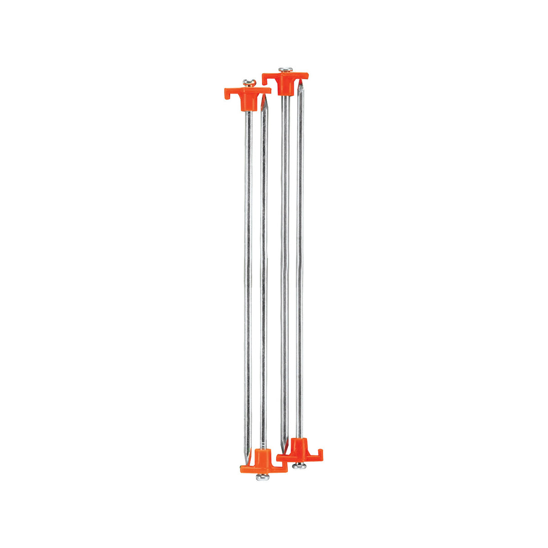 Coghlan’s 15" Nail Pegs 4-Pack with orange plastic heads