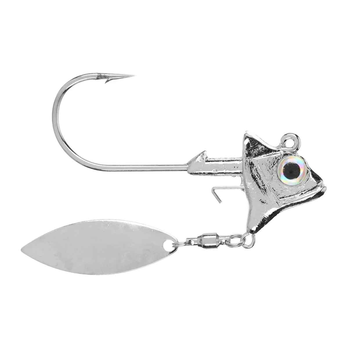 Blade-Runner Spin Trix – Underspin Jighead with Blade Flash