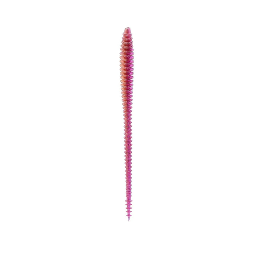 Ribbed body detail of Boosa 6.5 finesse worm
