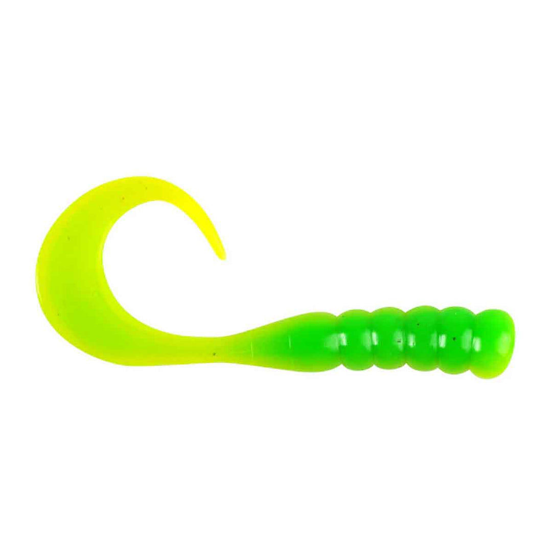 PB Ribbontail Grubs_Green Chartreuse