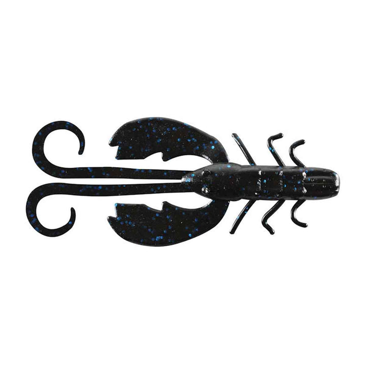 PB crazy Legs Chigger Craw_Black Blue Fleck