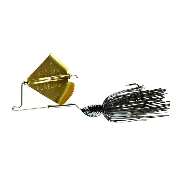 Picasso Dinn-R-Bell Buzzbait with tungsten knocker, premium silicone skirt, and Mustad UltraPoint hook