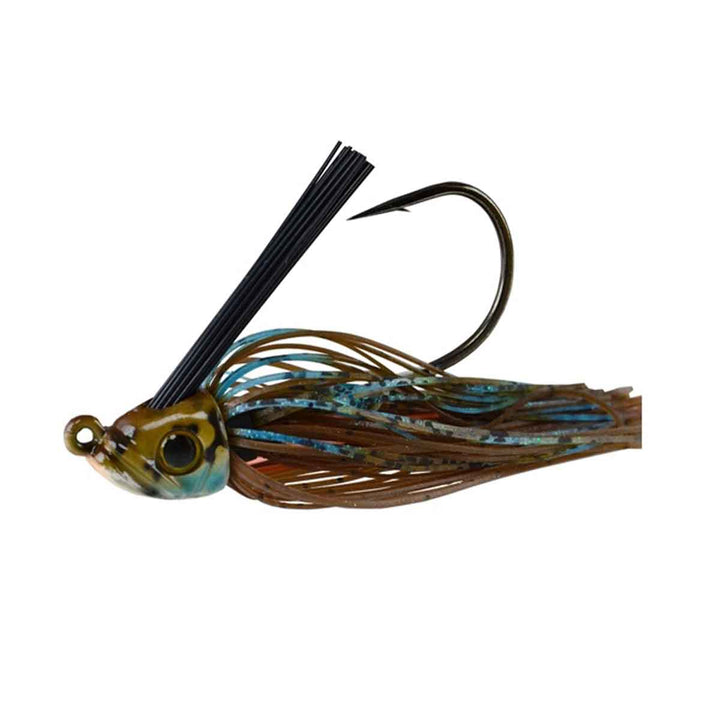 Picasso Swim Jig with hand-tied silicone skirt and Gamakatsu hook for bass fishing