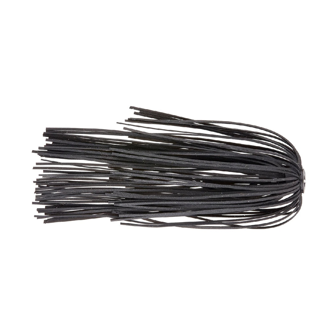 Silicone black skirt for lure customization