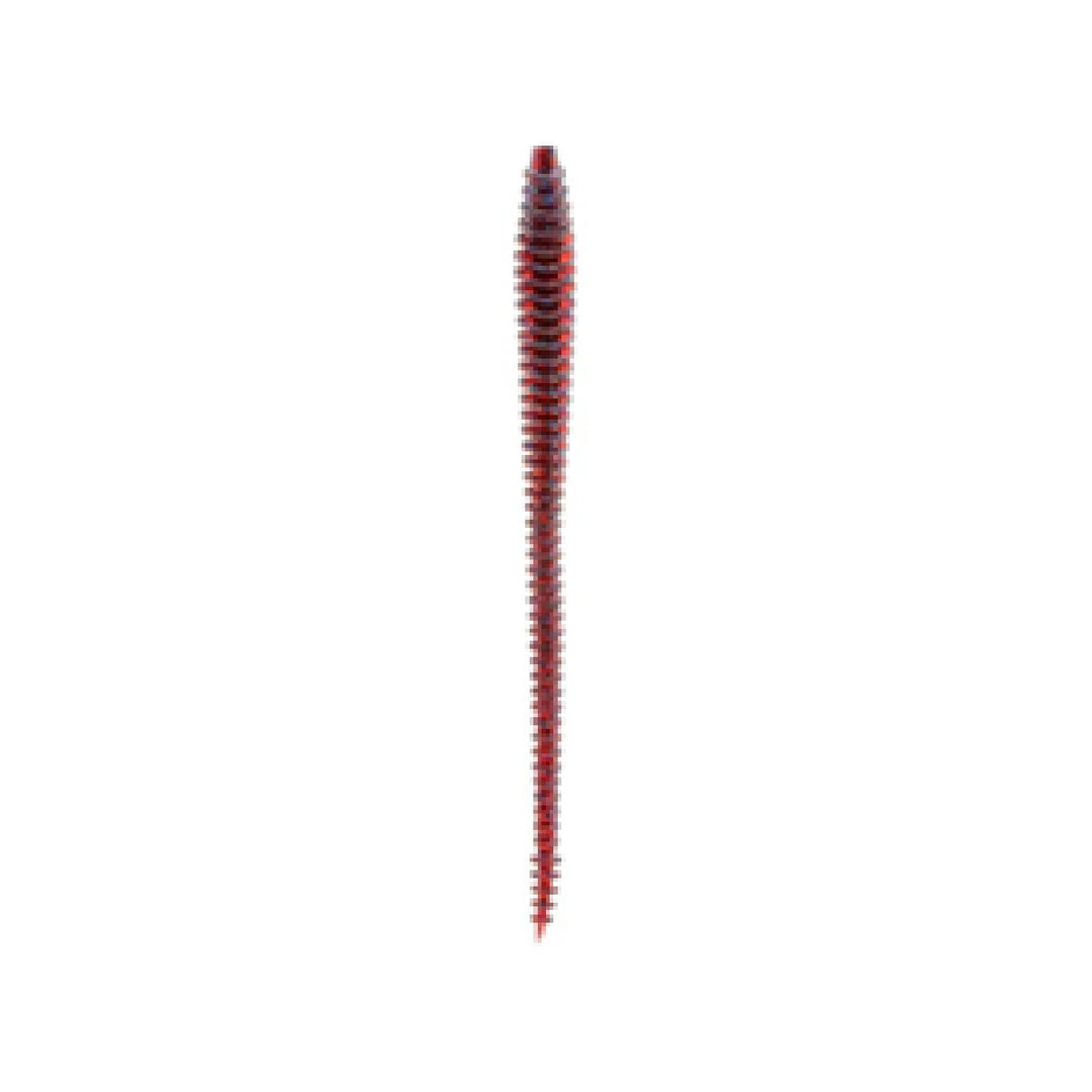 Ribbed body detail of Boosa 6.5 finesse worm