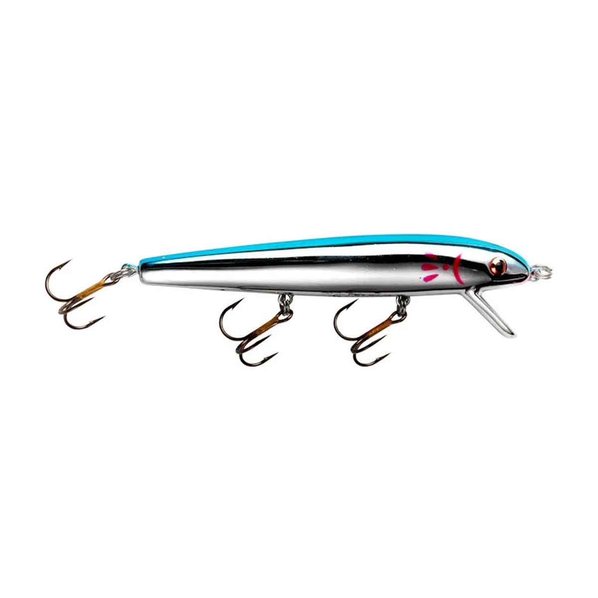 Red Fin Jerkbait_Chrome Blue Back