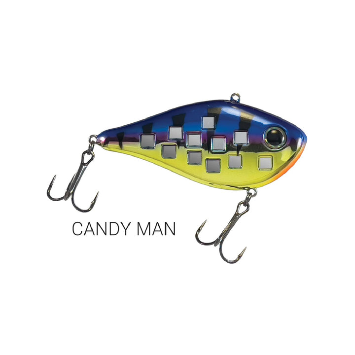 Reef Runner Flash Shad jerkbait with reflective finish and lifelike baitfish profile