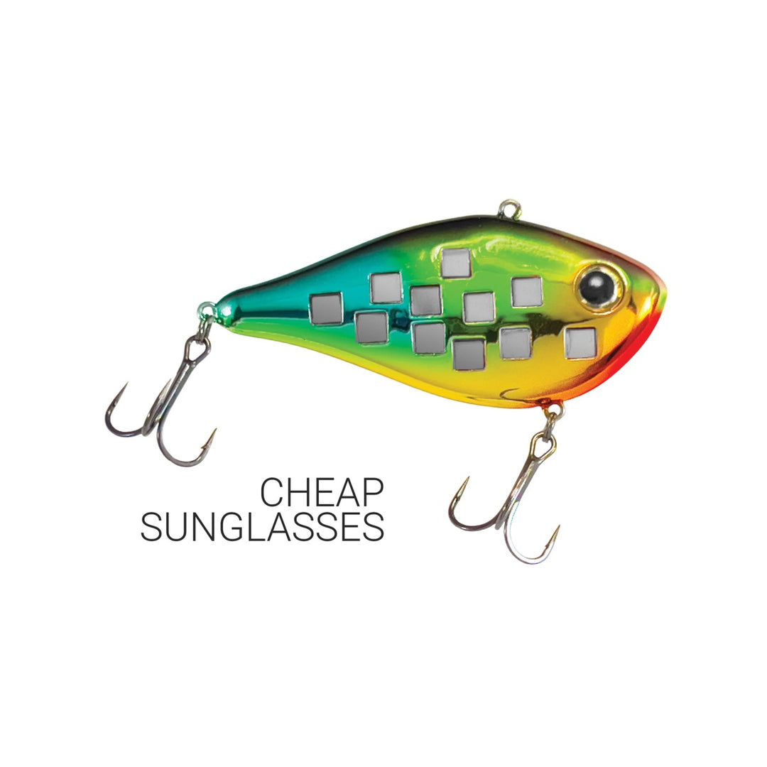 Reef Runner Flash Shad jerkbait with reflective finish and lifelike baitfish profile