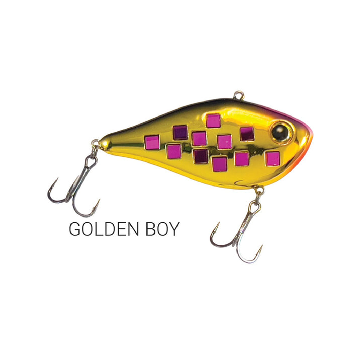 Reef Runner Flash Shad jerkbait with reflective finish and lifelike baitfish profile