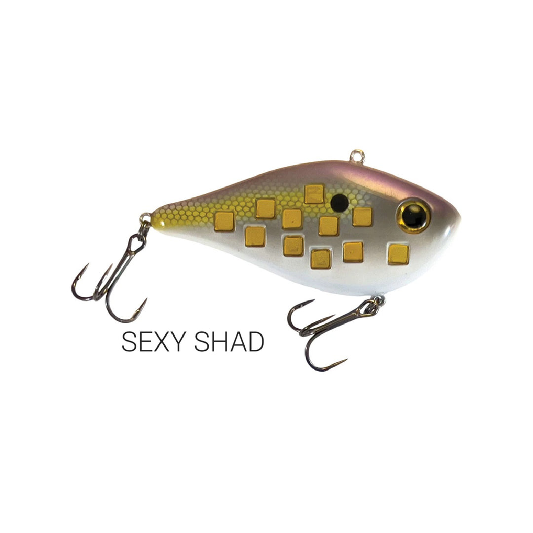 Reef Runner Flash Shad jerkbait with reflective finish and lifelike baitfish profile