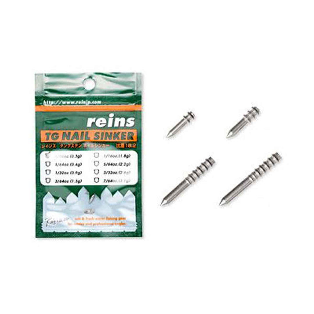 Reins Tungsten Nail Sinker for Neko and finesse bass fishing