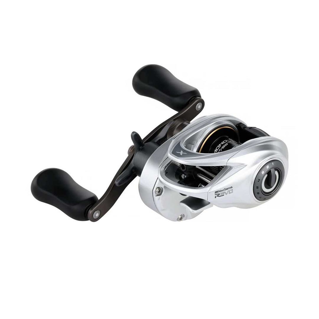 Abu Garcia Revo X VoltIQ low profile baitcasting reel with electronic braking system