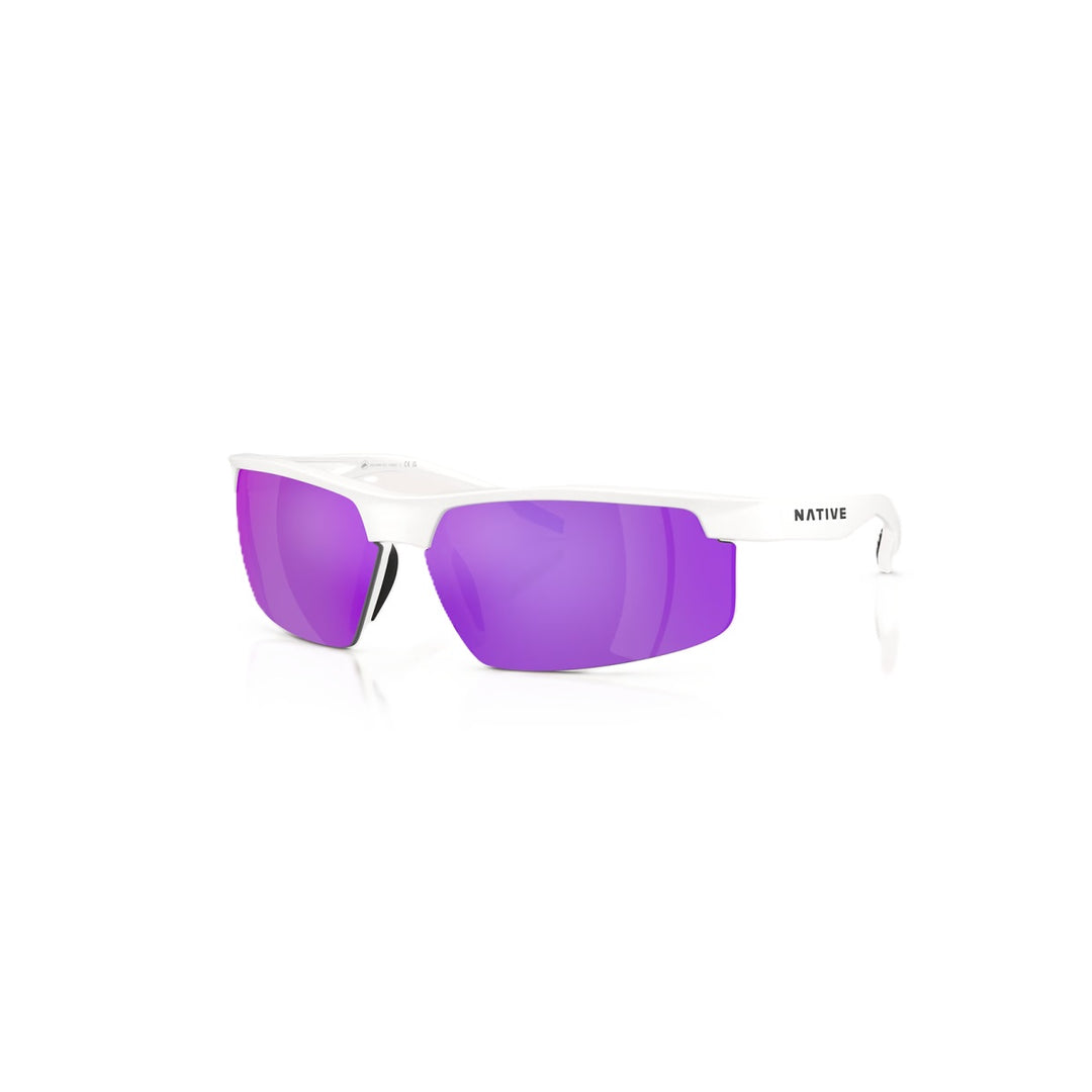 Close-up of Ridge-Runner Crest lenses – polarized protection with rugged styling